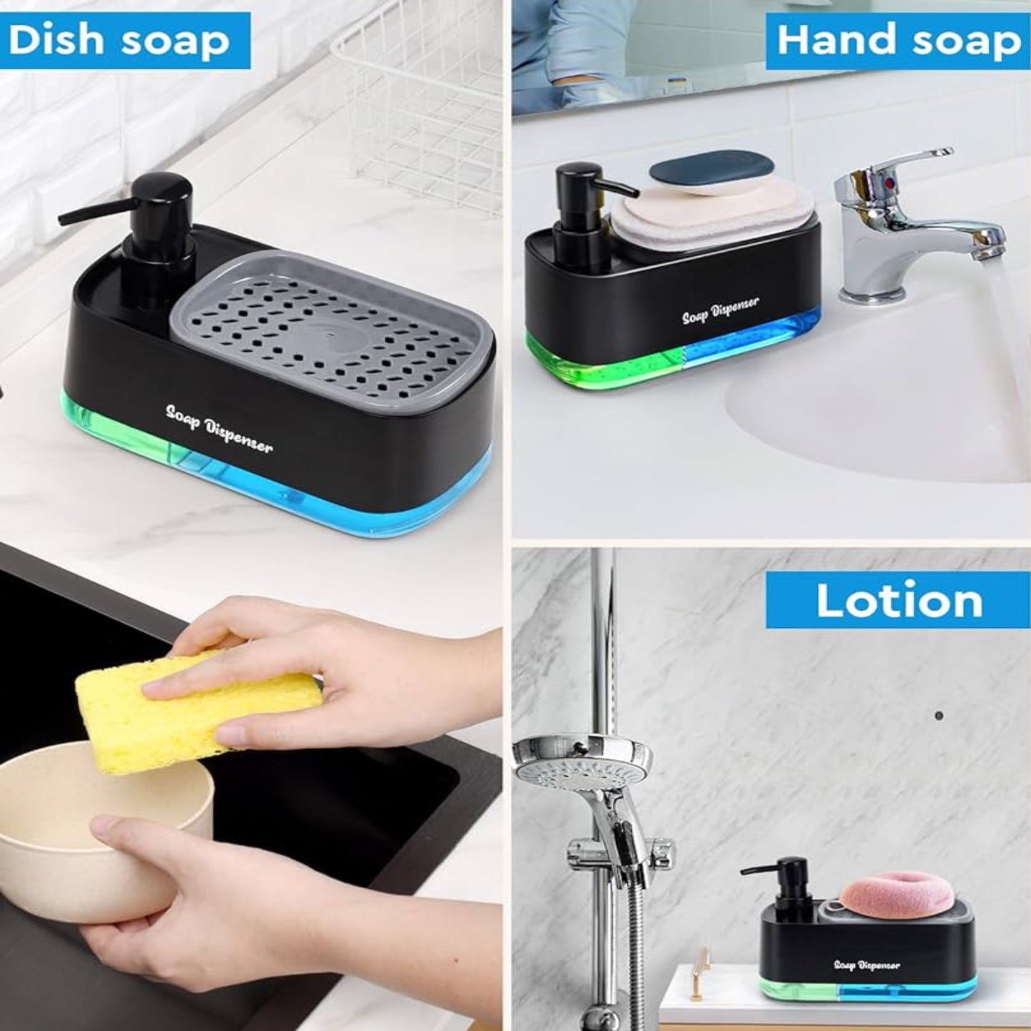 3-in-1 Soap Dispenser