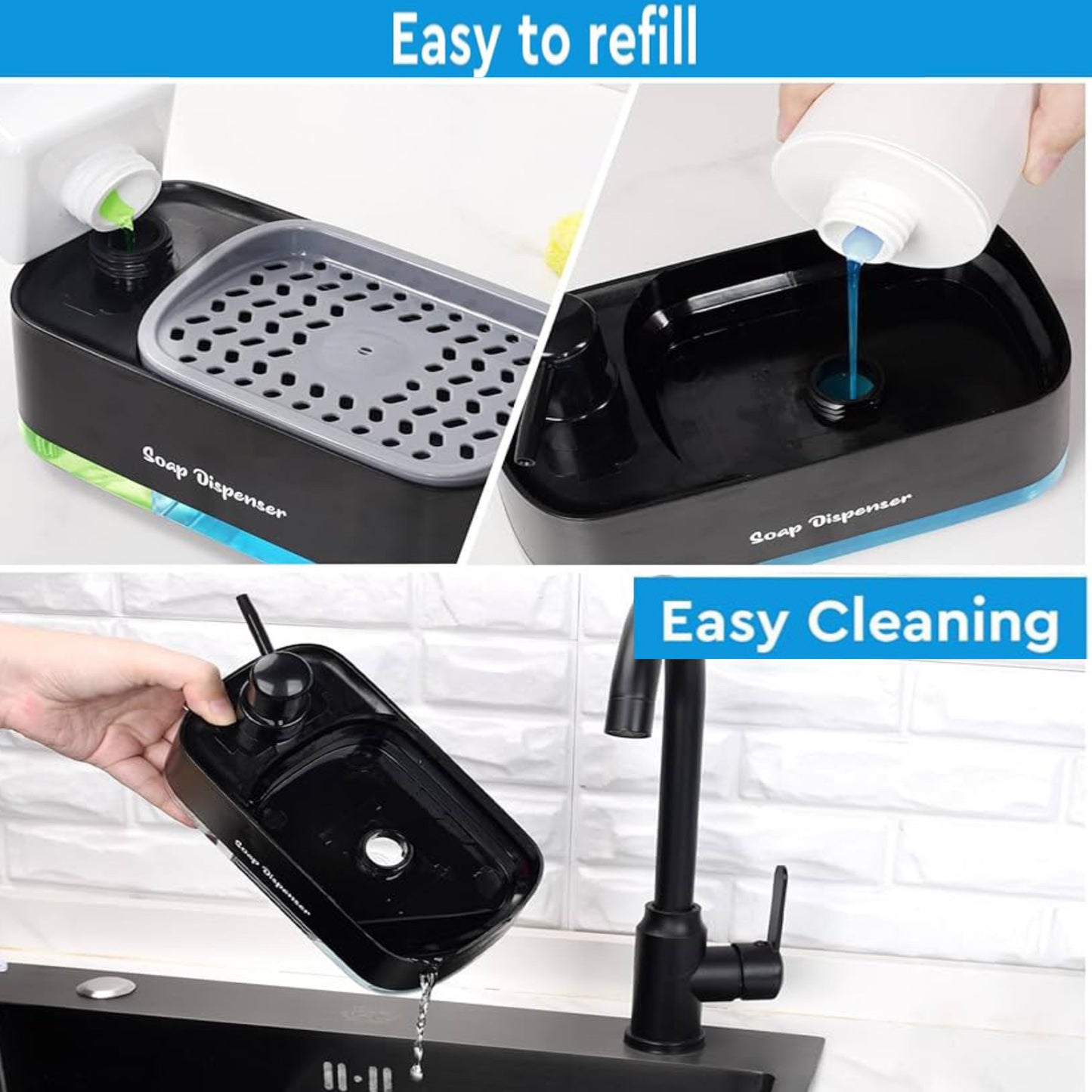 3-in-1 Soap Dispenser