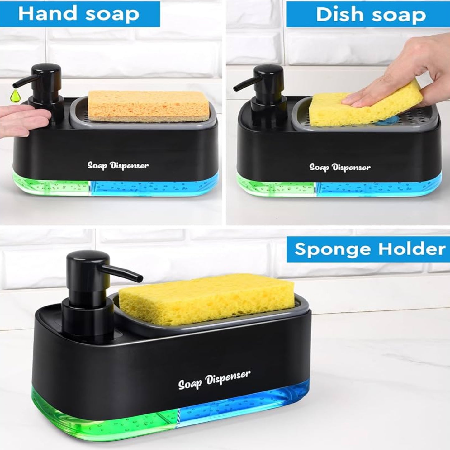 3-in-1 Soap Dispenser